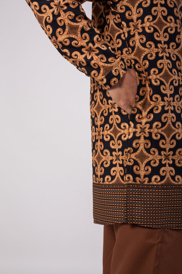 Tradtional Black Batik Top